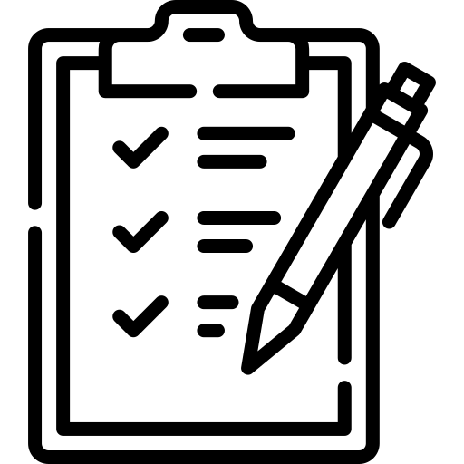 Medical checklist icon